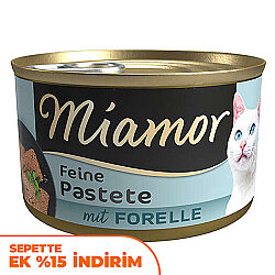Miamor Pastete Alabalıklı Yetişkin Kedi Konservesi 85 Gr - Miamor