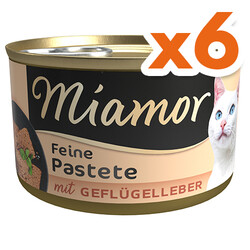 Miamor Pastete Ciğerli Yetişkin Kedi Konservesi 85 Gr x 6 Adet - Miamor