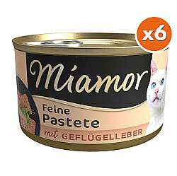 Miamor Pastete Ciğerli Yetişkin Kedi Konservesi 85 Gr x 6 Adet - Miamor