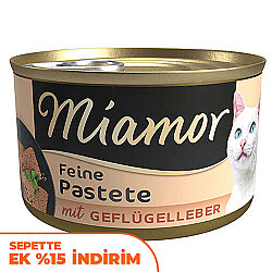 Miamor Pastete Ciğerli Yetişkin Kedi Konservesi 85 Gr - Miamor