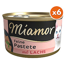 Miamor Pastete Somonlu Yetişkin Kedi Konservesi 85 Gr x 6 Adet - Miamor