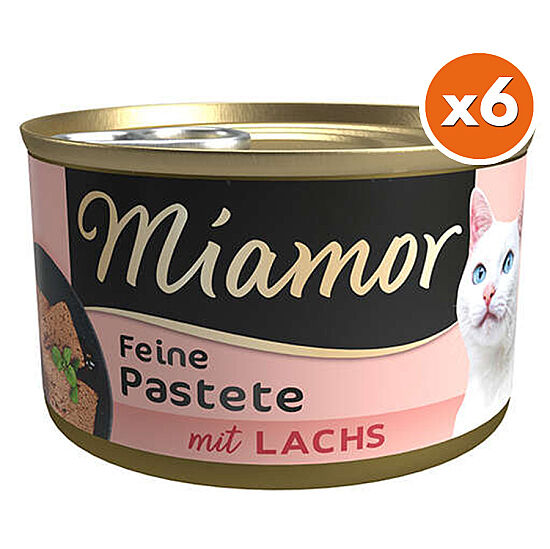 Miamor Pastete Somonlu Yetişkin Kedi Konservesi 85 Gr x 6 Adet - 1