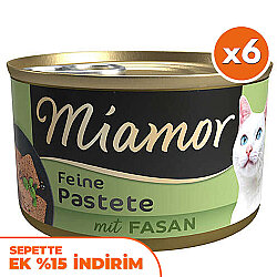 Miamor Pastete Sülün Etli Yetişkin Kedi Konservesi 85 Gr x 6 Adet - Miamor