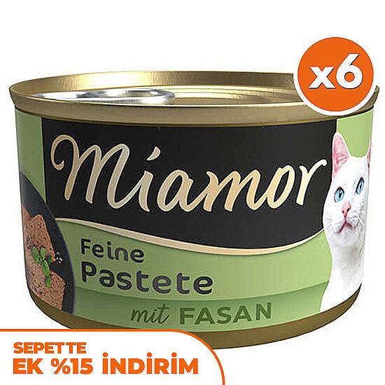 Miamor Pastete Sülün Etli Yetişkin Kedi Konservesi 85 Gr x 6 Adet - 1