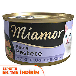 Miamor Pastete Yürekli Yetişkin Kedi Konservesi 85 Gr - Miamor