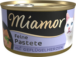 Miamor - Miamor Pastete Yürekli Yetişkin Kedi Konservesi 85 Gr