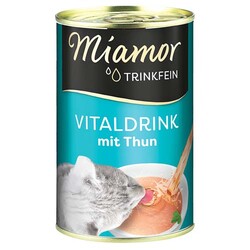 Miamor - Miamor Ton Balıklı Sıvı Desteği Kedi Çorbası 135 ML