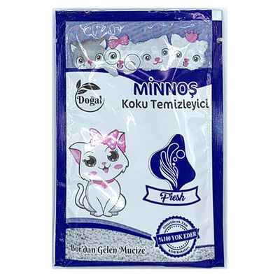 Minnoş Fresh Kedi Kumu Koku Giderici Pudra Kokusuz 25 Gr