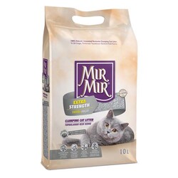 Mırmır - Mırmır Poşet Extra Strength Aktif Karbon Ekstra Güçlü Topaklanan Kedi Kumu 10 Lt