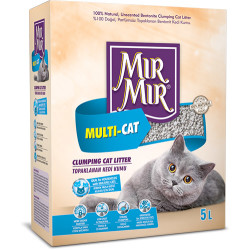 Mırmır - Mırmır Kutu Multi-Cat Birden Fazla Kedi İçin Topaklanan Kedi Kumu 5 Lt