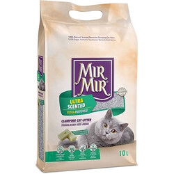 Mırmır - Mırmır Poşet Ultra Scented Ultra Parfümlü Topaklanan Kedi Kumu 10 Lt