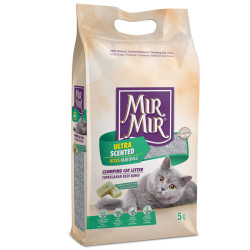 Mırmır - Mırmır Poşet Ultra Scented Marsilya Sabunlu Topaklanan Kedi Kumu 5 Lt