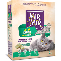 Mırmır - Mırmır Kutu Ultra Scented Ultra Parfümlü Topaklanan Kedi Kumu 5 Lt