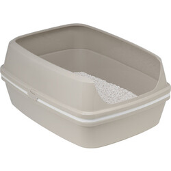 Moderna 4 Katlı Elekli Kedi Tuvaleti Gri 38 x 50 x 24 cm - Thumbnail