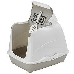 Moderna C230 Flip Cat Large Kapalı Kedi Tuvaleti 50 Cm ( Gri ) - 2
