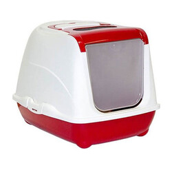 Moderna - Moderna C230 Flip Cat Large Kapalı Kedi Tuvaleti 50 Cm ( Kırmızı )