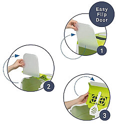 Moderna C230 Flip Cat Large Kapalı Kedi Tuvaleti 50 Cm (Neon Yeşil) - 2