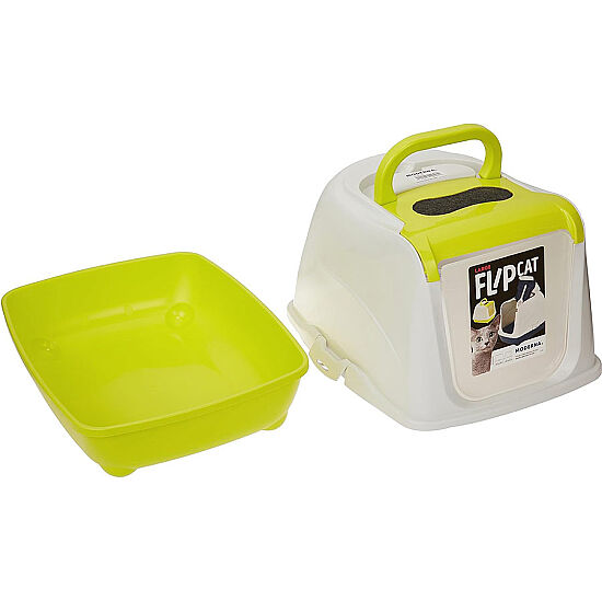 Moderna C230 Flip Cat Large Kapalı Kedi Tuvaleti 50 Cm (Neon Yeşil) - 4