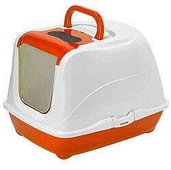 Moderna C230 Flip Cat Large Kapalı Kedi Tuvaleti 50 Cm ( Turuncu ) - Moderna