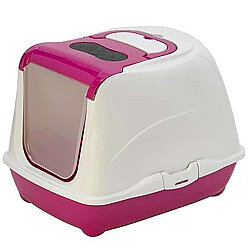 Moderna C240 Flip Cat Jumbo Kapalı Kedi Tuvaleti 57 Cm (Fuşya) - Moderna