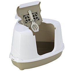 Moderna C250 Flip Corner Köşeli Kedi Tuvaleti 44x56x36 Cm (Gri) - 3