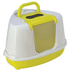 Moderna C250 Flip Corner Köşeli Kedi Tuvaleti 44x56x36cm (Sarı) - 2