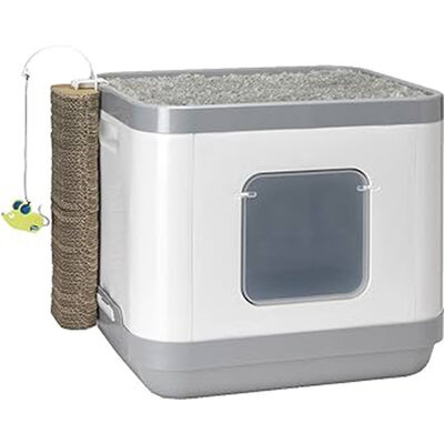 Moderna Cat Consept Çok İşlevli Kedi Evi (Tuvalet-Tırmalama-Yatak) - 2