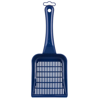 Moderna İnce Elekli Kedi Kumu Küreği - Lacivert - 1