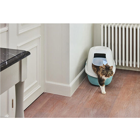 Moderna Smart Kapalı Kedi Tuvaleti 53 Cm ( Gri ) - 4