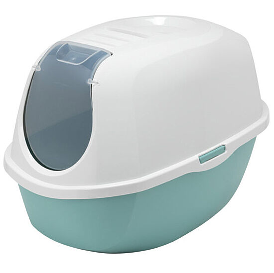Moderna Smart Kapalı Kedi Tuvaleti - Açık Mavi - 1