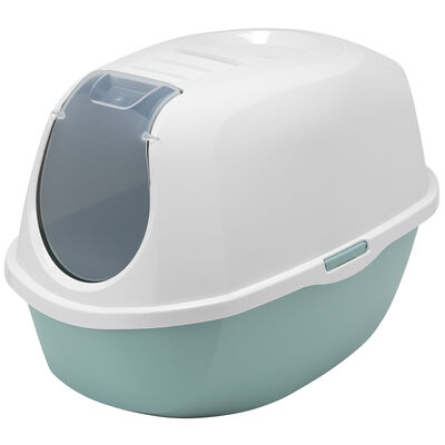Moderna Smart Kapalı Kedi Tuvaleti - Açık Mavi