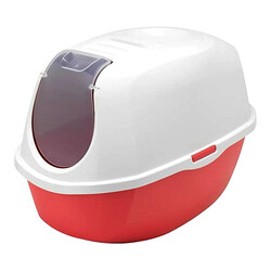 Moderna - Moderna Smart Kapalı Kedi Tuvaleti - Kırmızı