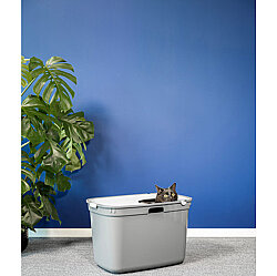Moderna Top Cat Üstten Girişli Kapalı Kedi Tuvaleti 59 Cm (Olive Green / Zeytin Yeşili) - 4