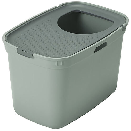 Moderna Top Cat Üstten Girişli Kapalı Kedi Tuvaleti 59 Cm (Olive Green / Zeytin Yeşili) - 1