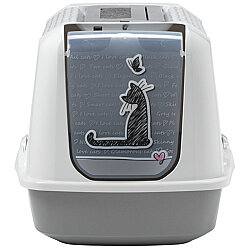 Moderna Trendy Love Kapalı Kedi Tuvaleti 50 Cm - 2