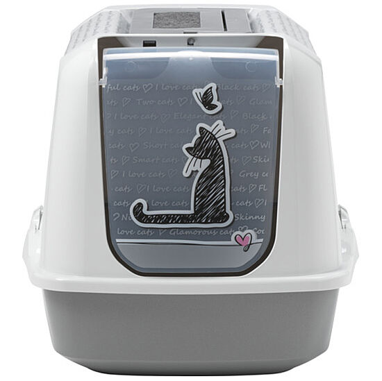 Moderna Trendy Love Kapalı Kedi Tuvaleti 50 Cm - 2