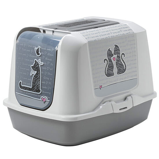 Moderna Trendy Love Kapalı Kedi Tuvaleti 57 Cm - 1