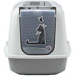 Moderna Trendy Love Kapalı Kedi Tuvaleti 57 Cm - 2