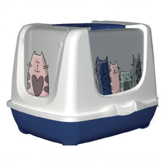 Moderna Trendy Trendy Kapalı Kedi Tuvaleti 57 Cm - 1