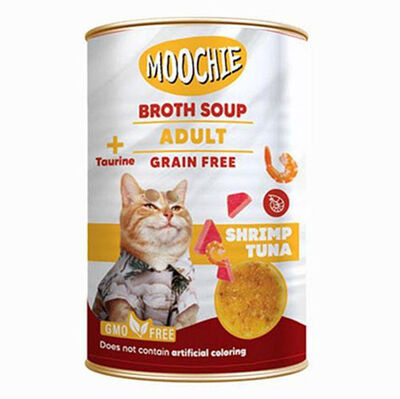 Moochie Et Suyu İçerisinde Karides Ton Balıklı Tahılsız Kedi Çorbası 135 ML