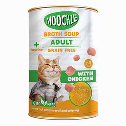 Moochie - Moochie Et Suyu İçerisinde Tavuklu Tahılsız Kedi Çorbası 135 ML