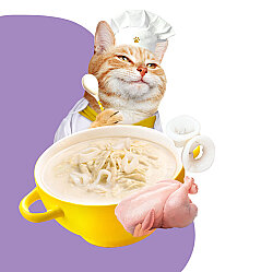 Moochie Tavuk Etli ve Kalamarlı Tahılsız Kedi Çorbası 40 Gr - 2