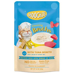 Moochie - Moochie Ton Balığı ve Palamut Tahılsız Kedi Çorbası 40 Gr