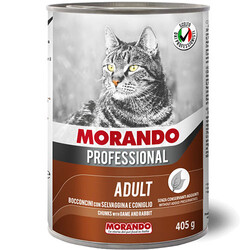 Morando - Morando Av Hayvanı ve Tavşan Eti Kedi Konserve 405 Gr