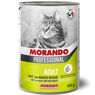 Morando Pate Biftek ve Sebzeli Kedi Konservesi 400 Gr