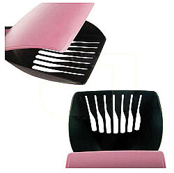 Mp Bergamo Shaker Kapaklı Kedi Kum Küreği 27 cm - (Gri) - 2