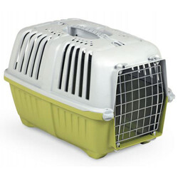 MPS - MPS Pratiko No: 2 Metal Kapılı Kedi ve Küçük Irk Köpek Taşıma Çantası Yeşil