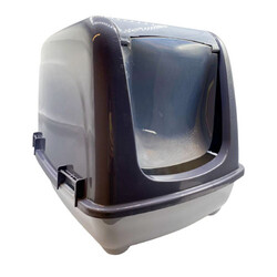 Multi Magic - Multi Magic Filtreli Kapalı Kedi Tuvaleti + Kürek - Gri