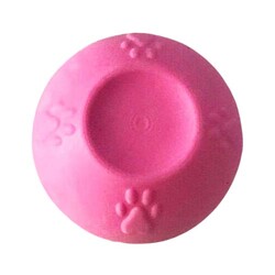 Multi Magic Kauçuk Küçük Irk Köpek Kemirme Top Oyuncağı 4,5 Cm - Pembe - Multi Magic