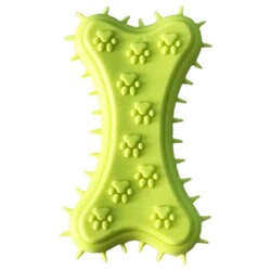 Multi Magic Kauçuk Küçük ve Orta Irk Köpek Kemirme Kemik Oyuncağı 10 x 5 Cm - Sarı - Multi Magic